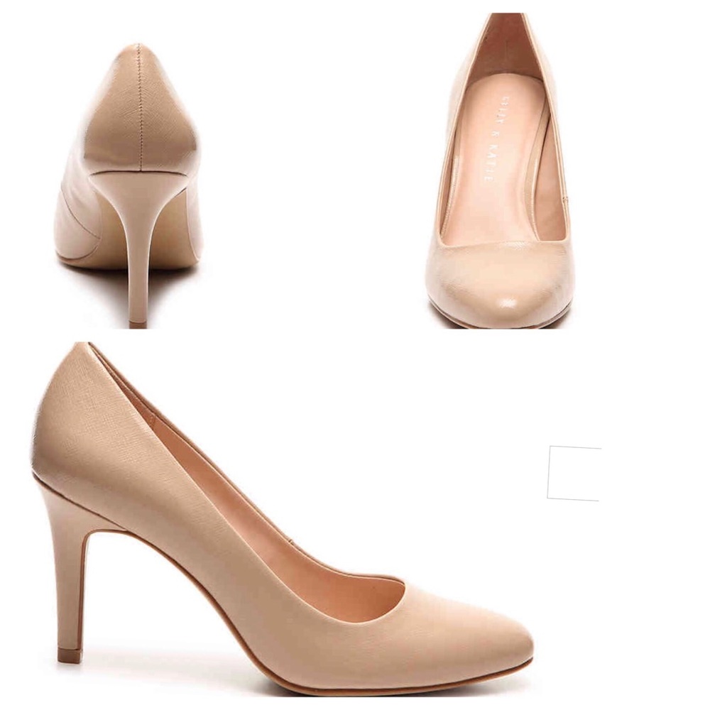 EUC. KELLY & KATIE PUMP Taupe Sz 10